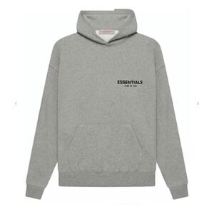 Fear of God Essentials Hoodie Dark Oatmeal Size Medium New With Tags